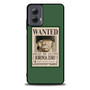 One Piece Roronoa Zoro Bounty Motorola Moto G Power Case