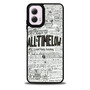 All Time Low Lyrics Motorola Moto G 5G 2024/ Moto G 5G 2025 Case