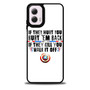 Captain America's Quote Motorola Moto G 5G 2024/ Moto G 5G 2025 Case