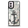 Nautica map and anchor Motorola Moto G 5G 2024/ Moto G 5G 2025 Case