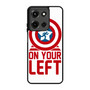 On your left captain america Motorola Moto G 5G 2025 Case