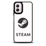 Steam Logo White Motorola Moto G 5G 2024/ Moto G 5G 2025 Case