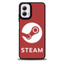 Steam Logo Red Motorola Moto G 5G 2024/ Moto G 5G 2025 Case