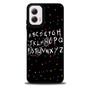 Stranger Things Code Motorola Moto G 5G 2024/ Moto G 5G 2025 Case