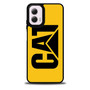 yellow caterpillar logo Motorola Moto G 5G 2024/ Moto G 5G 2025 Case