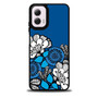 Blue Flora Motif Motorola Moto G 5G 2024/ Moto G 5G 2025 Case