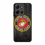 US Marine Corps in Wood Art Motorola Moto G 5G 2025 Case