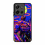 Denji Devils Mode in Abstract Motorola Moto G 5G 2025 Case