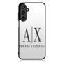Armani exchange white Samsung Galaxy A55 Case