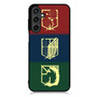 Attack on Titan logos Samsung Galaxy A55 Case