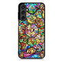 disney characters stained glass Samsung Galaxy A55 Case