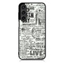 Green Day Lyrics Samsung Galaxy A55 Case