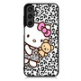 hello kitty leopard background Samsung Galaxy A55 Case