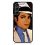 Michael Jackson in White Samsung Galaxy A55 Case