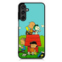 Snoopy Reading Samsung Galaxy A55 Case