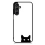 Watching black cat Samsung Galaxy A55 Case