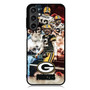Green Bay Packers Aaron Rodgers Collage Samsung Galaxy A55 Case