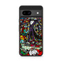Nightmare before christmas stained glass Google Pixel 8a Case