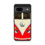 red vw retro bus Google Pixel 8a Case