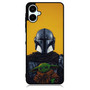 The Mandalorian Boba Fett and Baby Yoda Art Samsung Galaxy A06 Case