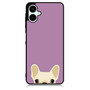 Cute French Bulldog pink Samsung Galaxy A06 Case