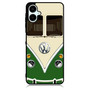 green vw retro bus Samsung Galaxy A06 Case