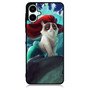 grumpy cat the little mermaid Samsung Galaxy A06 Case
