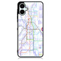 new york map Samsung Galaxy A06 Case
