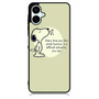 Snoopy Quotes Samsung Galaxy A06 Case