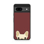 Cute French Bulldog Dark Red Google Pixel 8a Case