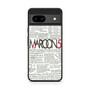 Marron 5 Lyrics Google Pixel 8a Case