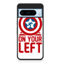 On your left captain america Google Pixel 8 Pro Case