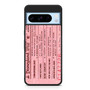 pink disneyland ticket Google Pixel 8 Pro Case