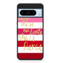 pink strip quotes Google Pixel 8 Pro Case