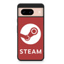 Steam Logo Red Google Pixel 8/ Pixel 8a/ Pixel 8 Pro Case