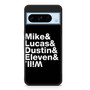 Stranger Things Mike Lucas Dustin Eleven Will Google Pixel 8 Pro Case