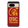 Usc Trojans logo on red Google Pixel 8/ Pixel 8a/ Pixel 8 Pro Case