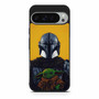 The Mandalorian Boba Fett and Baby Yoda Art Google Pixel 9 Pro XL Case