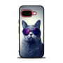 HGOster Cat With Galaxy Glasses Google Pixel 9a Case