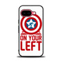 On your left captain america Google Pixel 9a Case