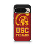 Usc Trojans logo on red Google Pixel 9 Pro Case