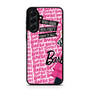 Barbie Quotes Samsung Galaxy A56 Case