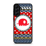 Cute Red Elephant Polkadots Aztec Samsung Galaxy A56 Case