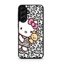 hello kitty leopard background Samsung Galaxy A56 Case