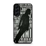 Michael Jackson Lyrics Samsung Galaxy A56 Case