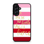 pink strip quotes Samsung Galaxy A56 Case