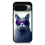 Hipster Cat With Galaxy Glasses Google Pixel 10 Pro XL Case