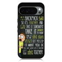 Rick And Morty Quotes Google Pixel 10 Pro XL Case