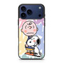 Charlie And Snoopy Hugging iPhone 17 Pro Case