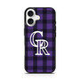 Colorado rockies purple iPhone 17 Case